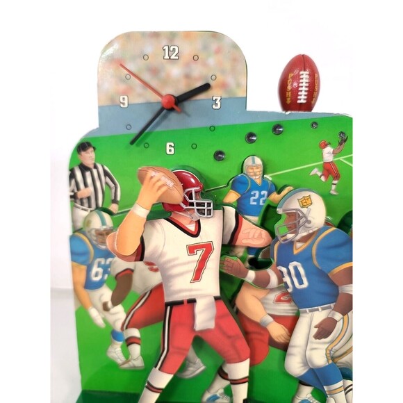Vintage The Original Football Clock Electronic Lights & Sound Fun-Damental 1999 - Picture 8 of 11